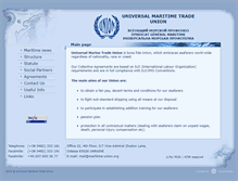 Tablet Screenshot of maritime-union.org